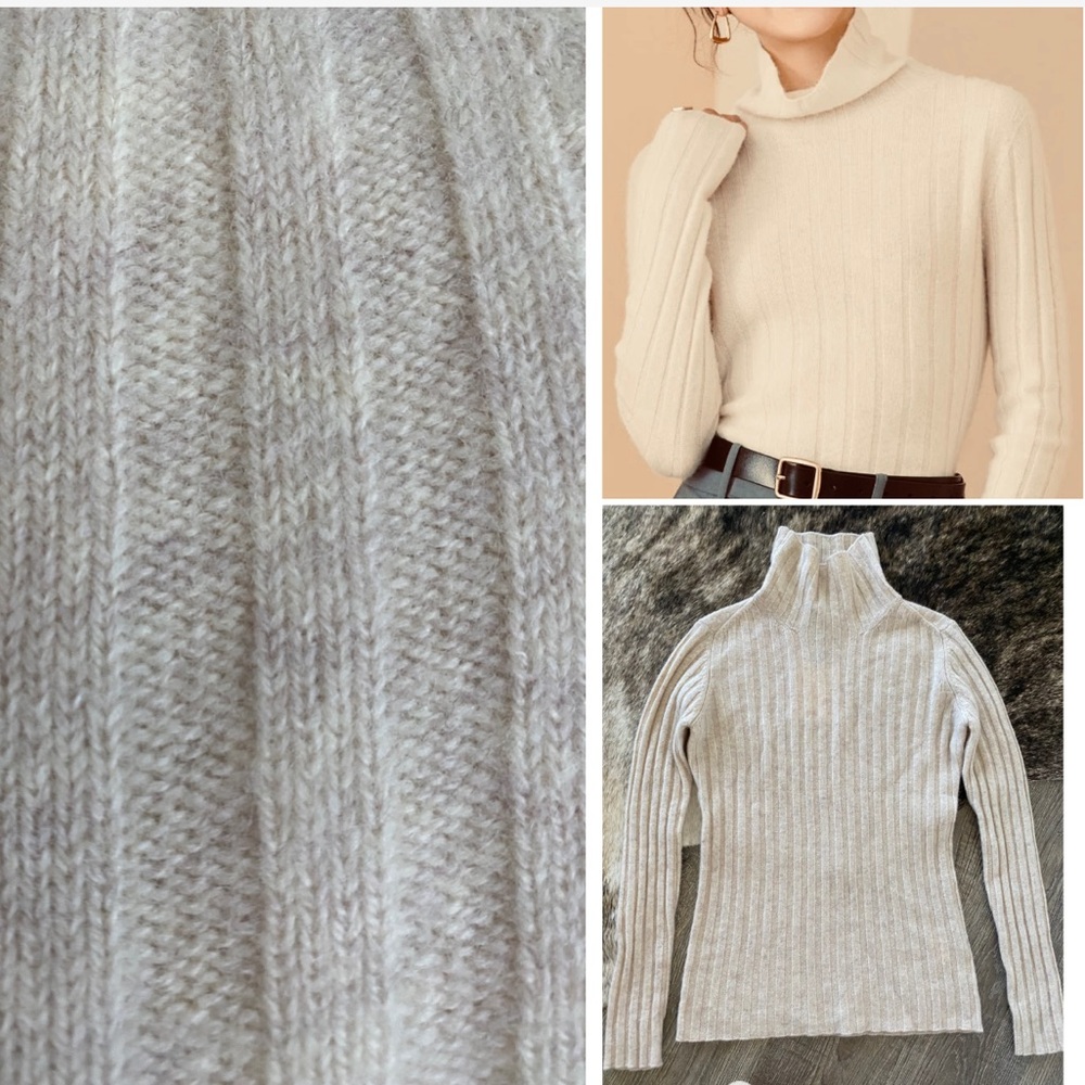 Yak Wool Turtleneck Sweater
